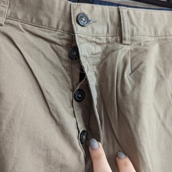 H&M Dark Khakis Button Fly - Picture 2 of 6